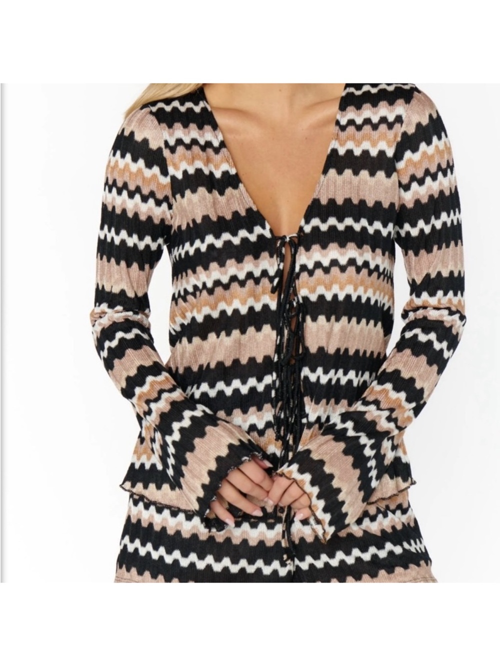 Show Me Your MUMU Thrill Tie Top
